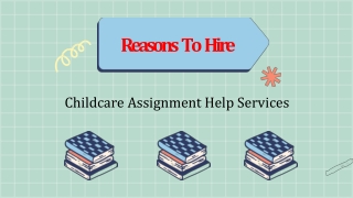 Childcare Assignment Help Services in Australia