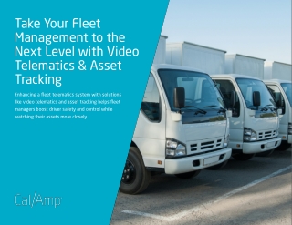 Video Telematics and Asset Tracking