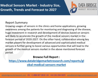 Medical Sensors Market