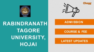 Rabindranath Tagore University — [RNTU], Hojai
