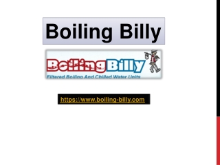Order Boiling & Chilled Water System Online - www.boiling-billy.com