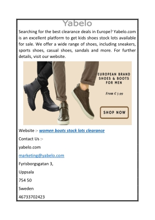 Women Boots Stock Lots Clearance  Yabelo.com