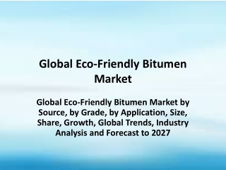 Global-Eco-Friendly-Bitumen-Market