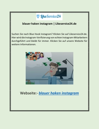 blauer haken instagram | Likeservice24.de