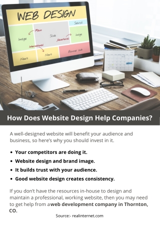 How Does Website Design Help Companies?