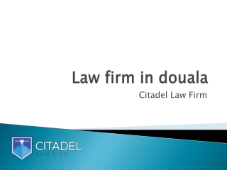Law firm in douala