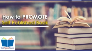 How To Promote Self Published Book