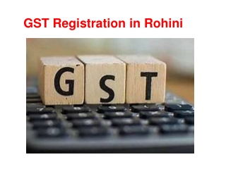 GST Registration in Rohini