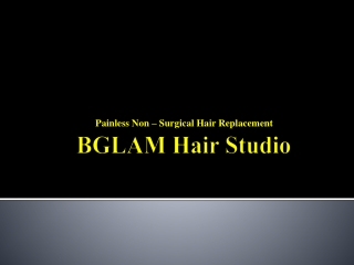 Hair replacement-hair bonding from BGLAM Hair studio