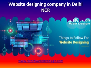 Website designing company in delhi NCR