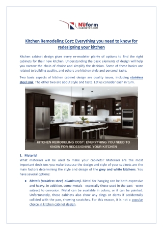 Kitchen Remodeling Cost: Everything you need to know for redesigning your kitche
