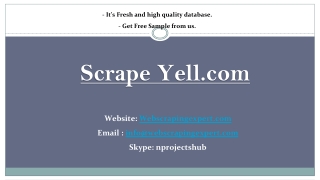 Scrape Yell.com