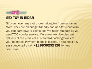 Fun Toys In Bidar