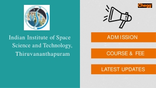 Indian Institute of Space Science and Technology - [IIST], Thiruvananthapuram