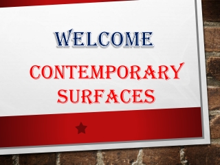 Contemporary Surfaces