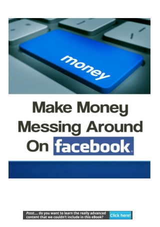 How to make money on facebook posting as normal