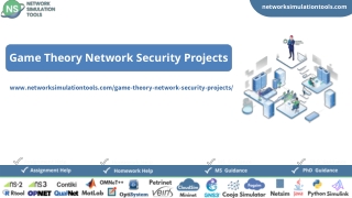Game Theory Network Security Projects Research Assistance