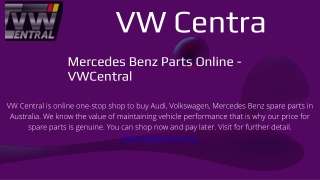 Shop Audi, Volkswagen, Mercedes Benz Parts Online - VWCentral