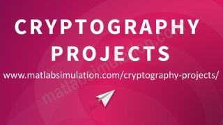 Cryptography Projects For Research Students