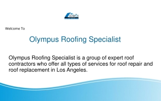 Olympus Roofing Specialist- Roof Contractor Los Angeles
