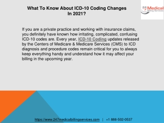 What To Know About ICD-10 Coding Changes In 2021