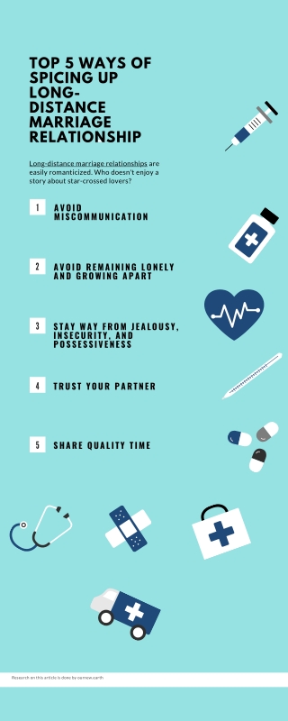 Top 5 ways of spicing up long-Distance marriage relationship