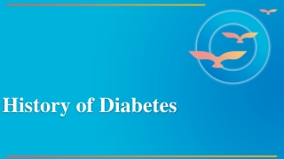 History of Diabetes