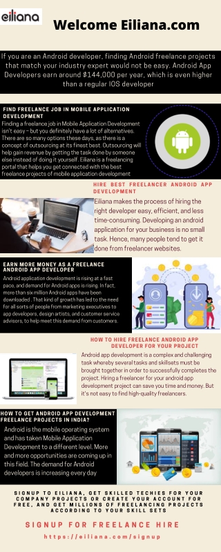 HOW TO GET ANDROID FREELANCE PROJECTS