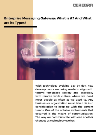 Cerebra Best Enterprise Messaging Gateway Service in Riyadh