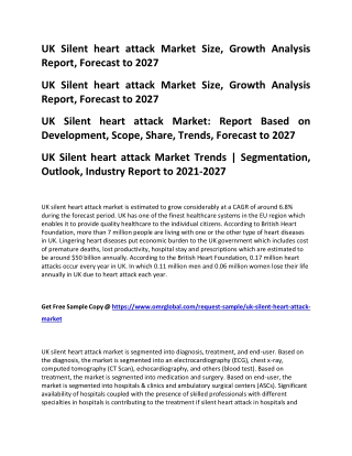 UK Silent heart attack Market Size, Growth Analysis Report, Forecast to 2027