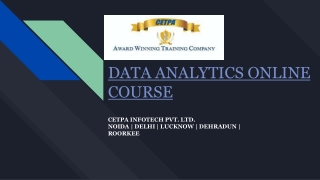 Data Analytics Online Course With Python At Lowest Price In Noida