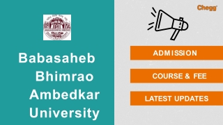 Babasaheb Bhimrao Ambedkar University — [BBAU], Muzaffarpur