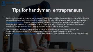Handyman Services