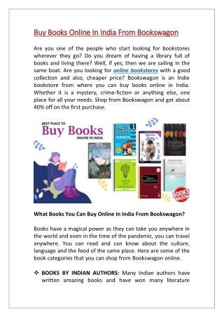 Buy Cheapest Books Online In India From Bookswagon.com