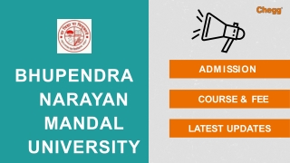 Bhupendra Narayan Mandal University — [BNMU], Madhepura