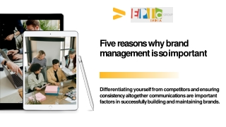 Five reasons why brand management is so important-Epic India Group