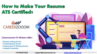 How to Make Your Resume ATS Certified? - Careerzooom