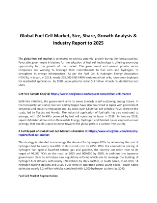 Global Fuel Cell Market