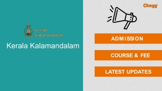 Kerala Kalamandalam - [KALAMANDALAM], Thrissur