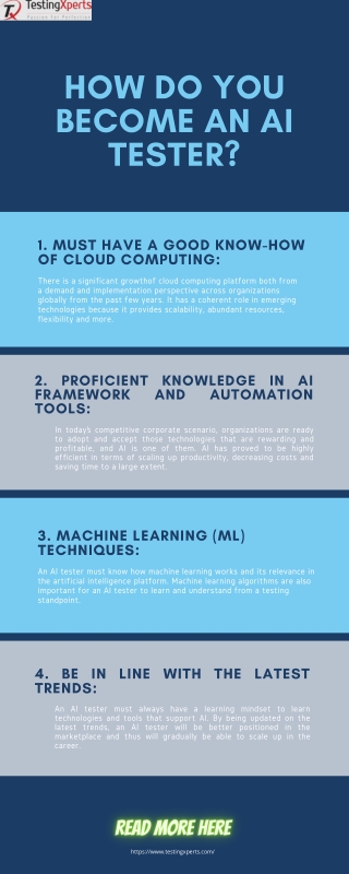 How do you become an AI tester