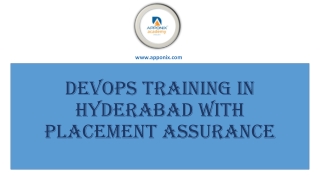 Devops Training In Hyderabad with Placement Assurance