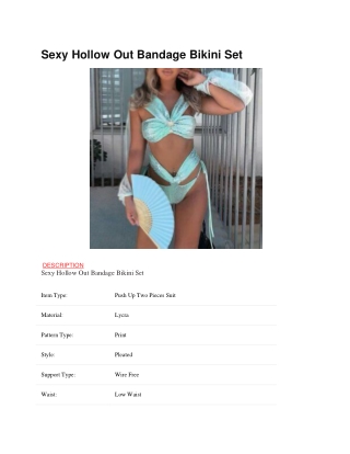 sexy bikini set