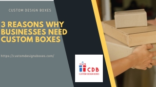 3 Reasons Why Businesses Need Custom Boxes