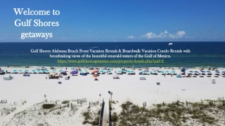 Gulf Shores Condo Rentals Beachfront