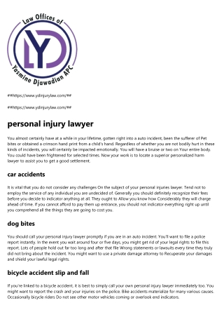 bicycle accident slip and fall