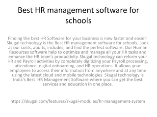 Best HR management software for schools