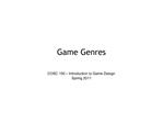 Game Genres