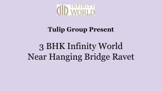 3 BHK Infinity World Near Hanging Bridge Ravet