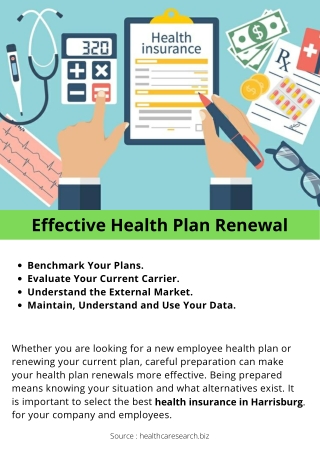 Effective Health Plan Renewal