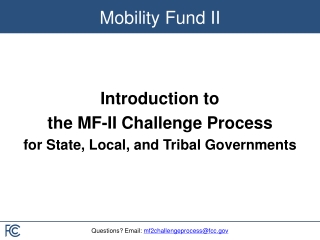 Mobility Fund II